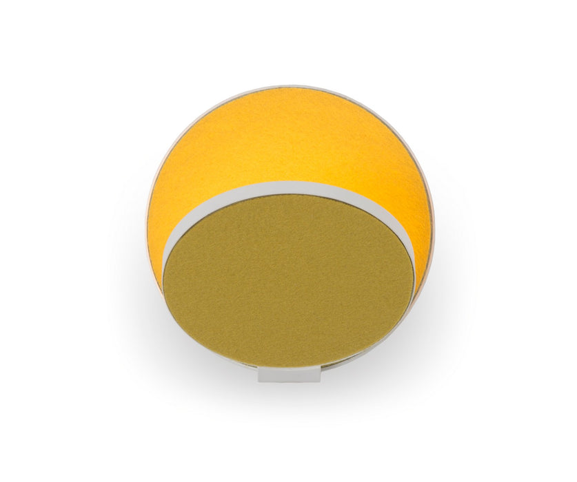 Koncept GRW-S-MWT-HDF-HW LED Wall Sconce, Matte White, Honeydew Felt