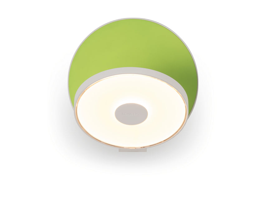 Koncept GRW-S-MWT-MGN-PI LED Wall Sconce, Matte White, Matte Green