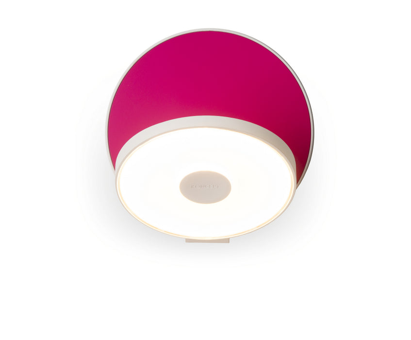 Koncept GRW-S-MWT-MHP-HW LED Wall Sconce, Matte White, Matte Hot Pink