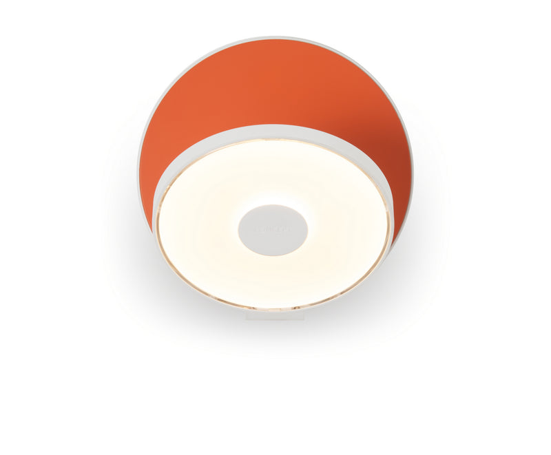 Koncept GRW-S-MWT-MOR-HW LED Wall Sconce, Matte White, Matte Orange