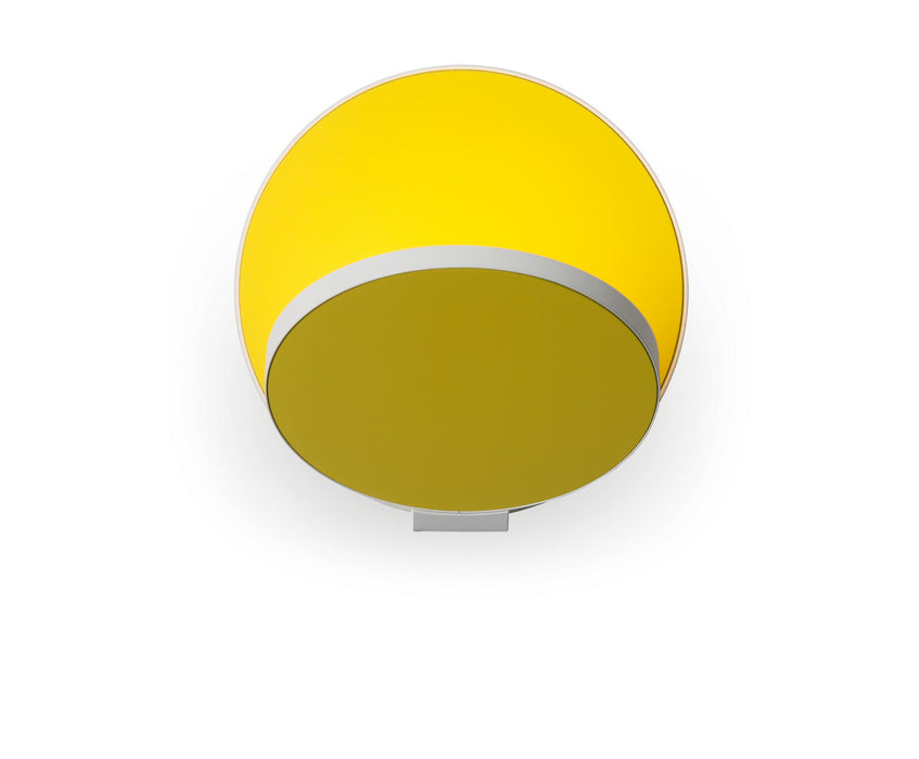 Koncept GRW-S-MWT-MYW-PI LED Wall Sconce, Matte White, Matte Yellow