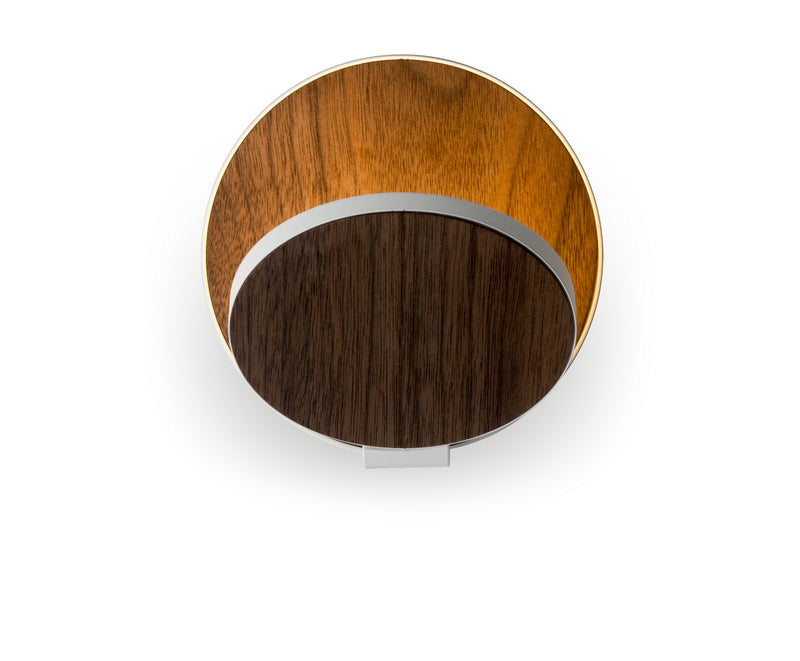 Koncept GRW-S-MWT-OWT-PI LED Wall Sconce, Matte White, Oiled Walnut