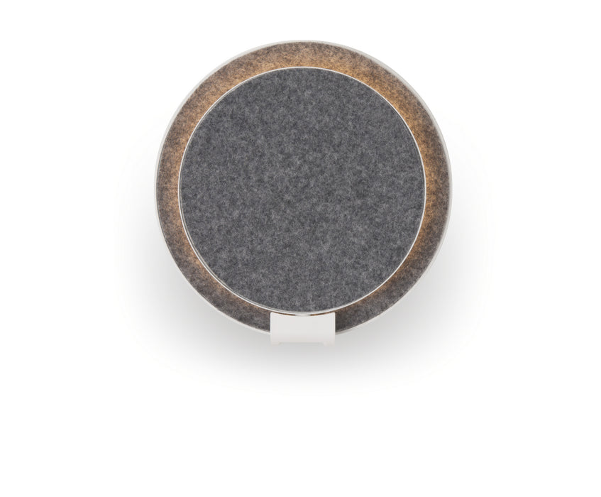 Koncept GRW-S-MWT-OXF-HW LED Wall Sconce, Matte White, Oxford Felt