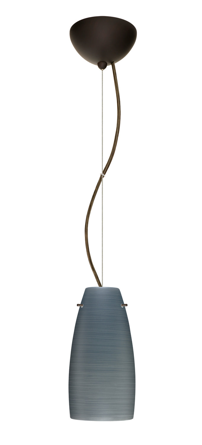 Besa 1KX-1512TN-LED-BR One Light Pendant, Bronze