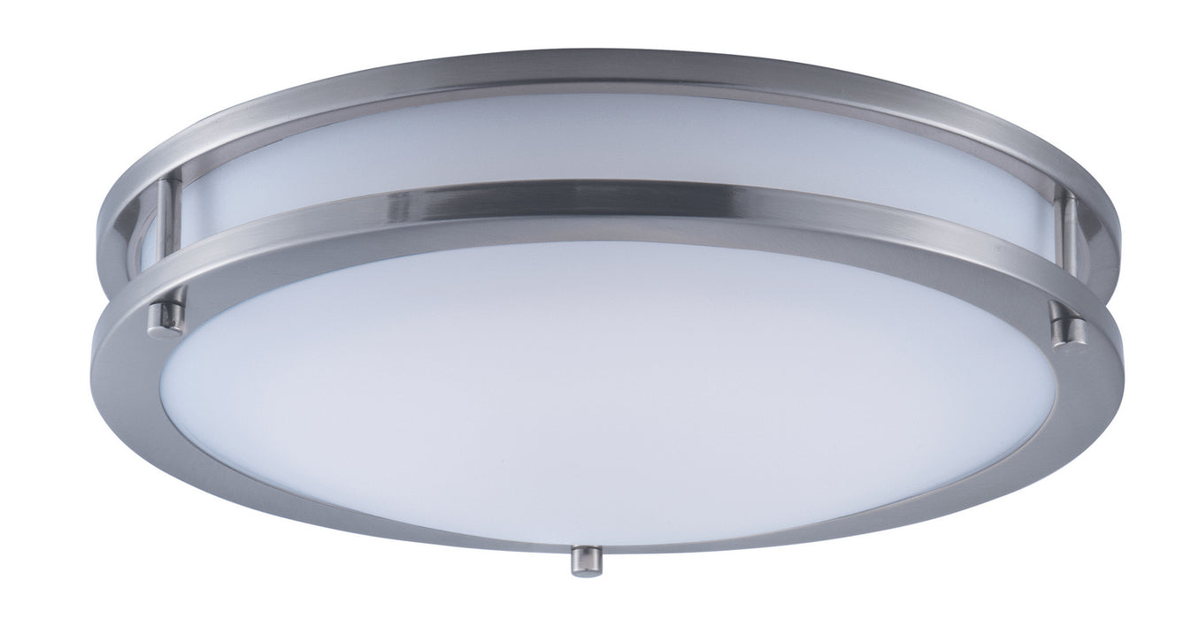 Maxim 55543WTSN LED Flush Mount, Satin Nickel