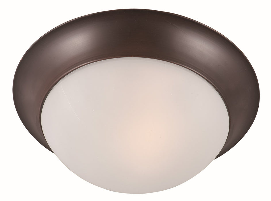 Maxim 5851FTOI Two Light Flush Mount, Oil Rubbed Bronze