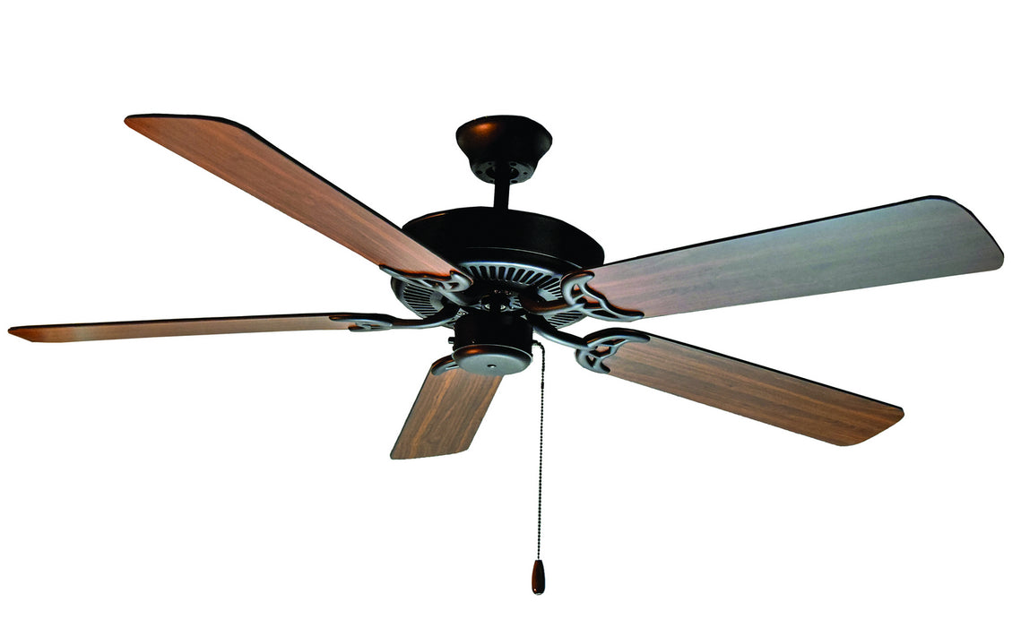 Maxim 89905OIWP 52" Ceiling Fan, Oil Rubbed Bronze / Walnut / Pecan