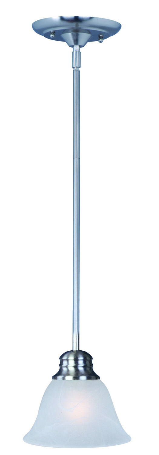 Maxim 91067MRSN One Light Mini Pendant, Satin Nickel