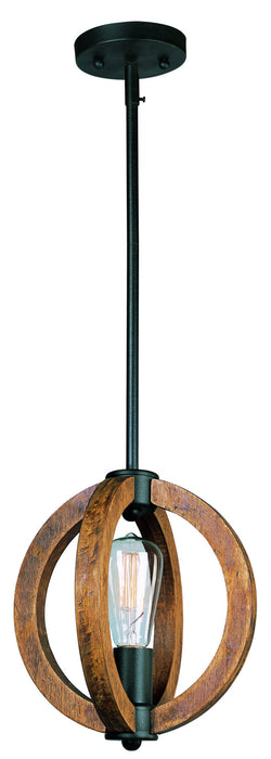 Maxim 91910APAR/BUI One Light Pendant, Anthracite