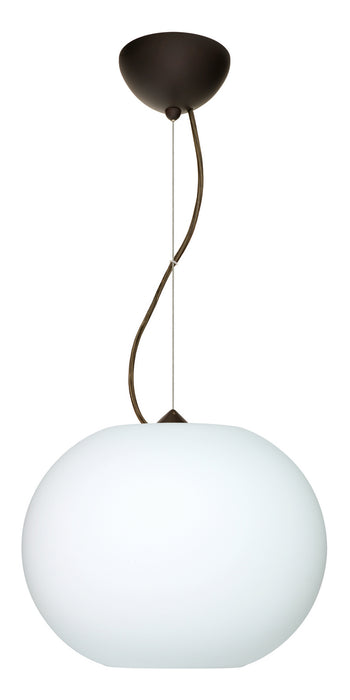 Besa 1KX-477507-LED-BR One Light Pendant, Bronze