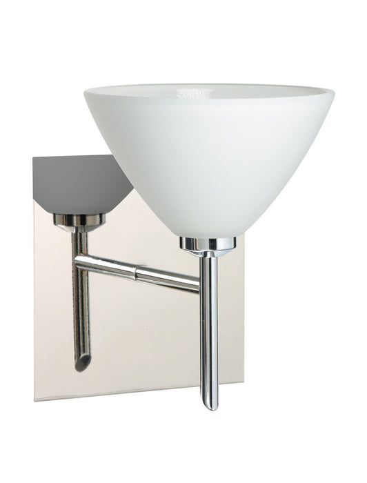 Besa 1SW-174307-CR-SQ One Light Wall Sconce, Chrome