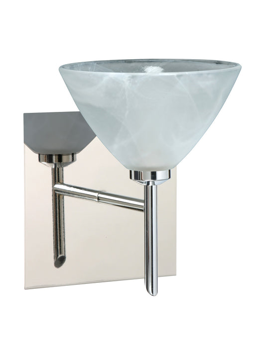 Besa 1SW-174352-CR-SQ One Light Wall Sconce, Chrome