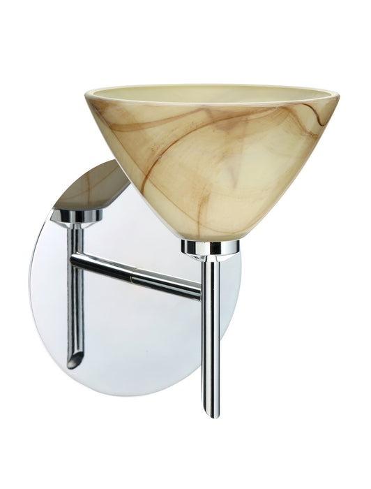 Besa 1SW-174383-CR One Light Wall Sconce, Chrome