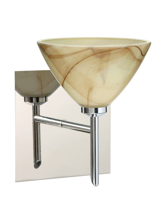 Besa 1SW-174383-CR-SQ One Light Wall Sconce, Chrome