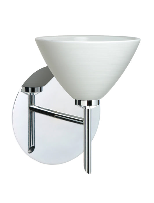 Besa 1SW-1743KR-CR One Light Wall Sconce, Chrome
