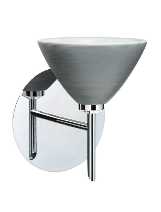 Besa 1SW-1743TN-CR One Light Wall Sconce, Chrome