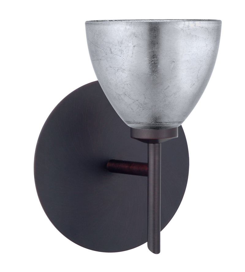 Besa 1SW-1758SF-BR One Light Wall Sconce, Bronze