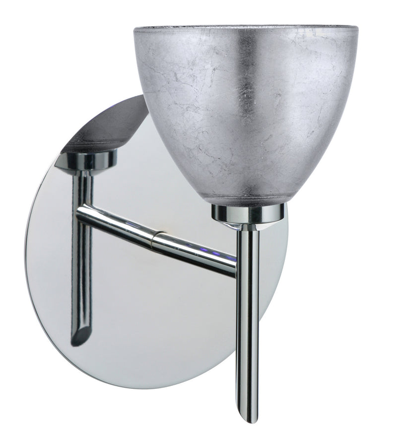 Besa 1SW-1758SF-CR One Light Wall Sconce, Chrome