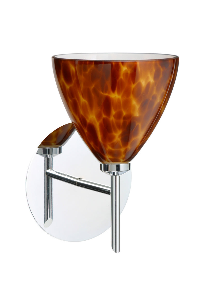 Besa 1SW-177918-CR One Light Wall Sconce, Chrome