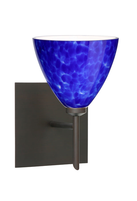 Besa 1SW-177986-BR-SQ One Light Wall Sconce, Bronze