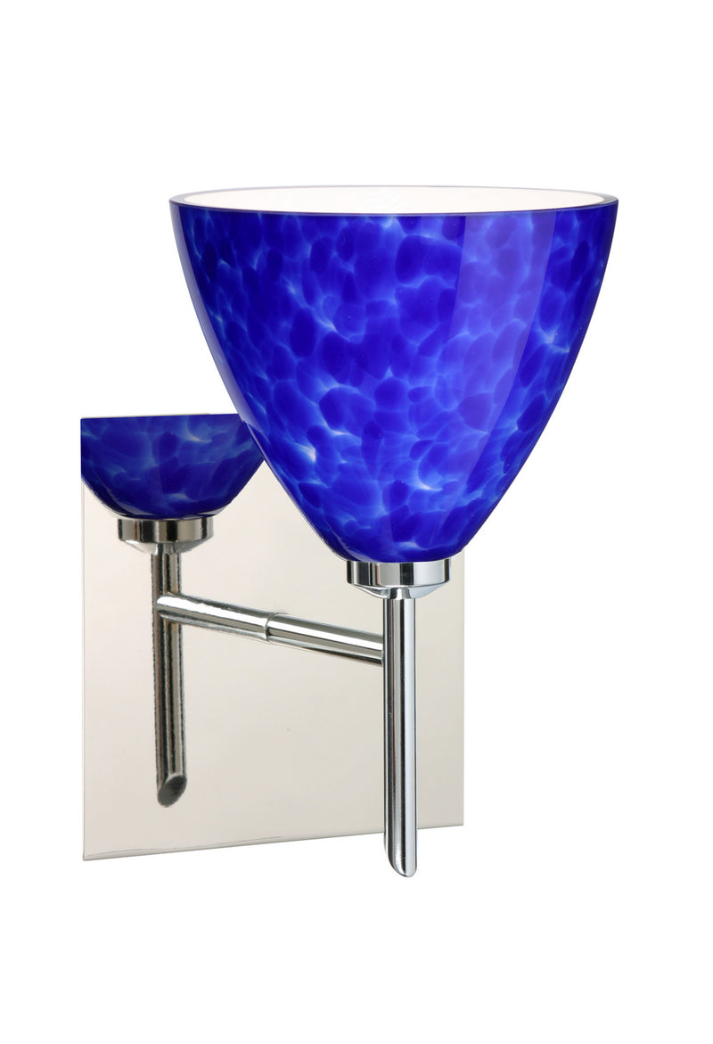Besa 1SW-177986-CR-SQ One Light Wall Sconce, Chrome