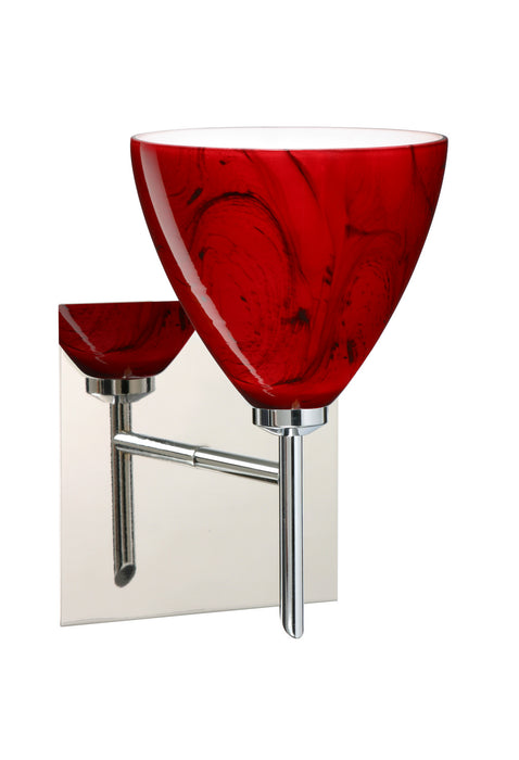 Besa 1SW-1779MA-CR-SQ One Light Wall Sconce, Chrome