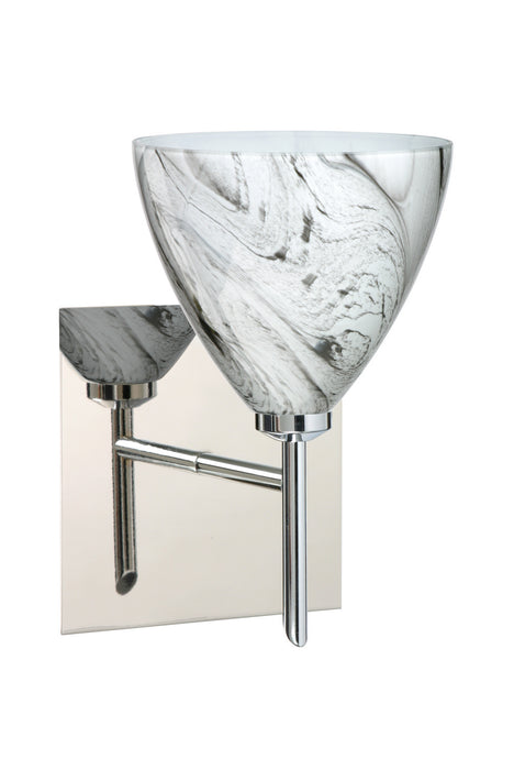 Besa 1SW-1779MG-CR-SQ One Light Wall Sconce, Chrome