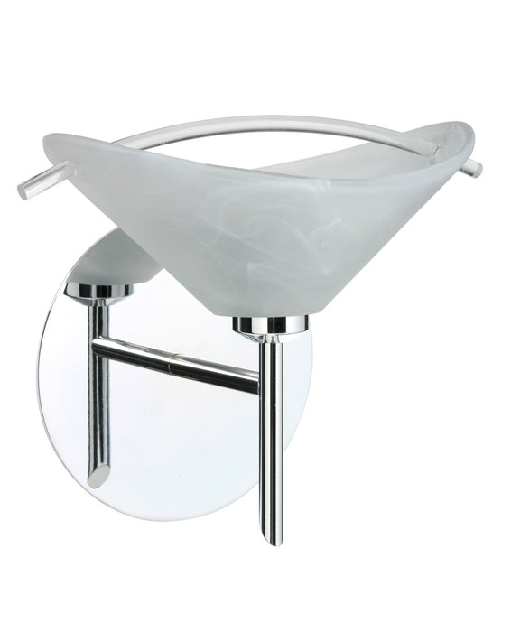 Besa 1SW-181304-CR One Light Wall Sconce, Chrome