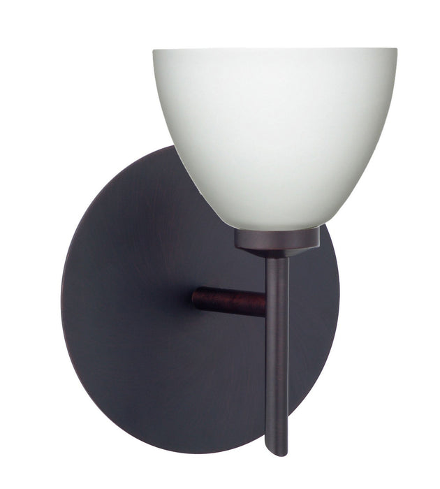 Besa 1SW-185807-BR One Light Wall Sconce, Bronze