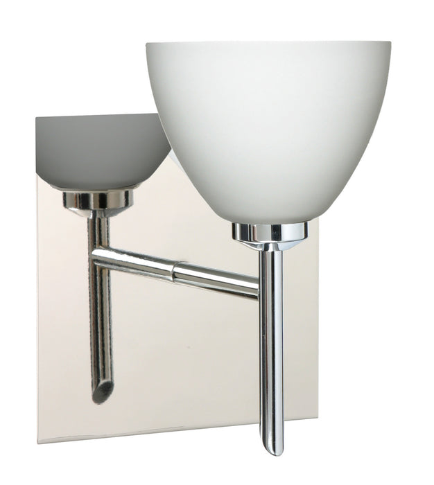 Besa 1SW-185807-CR-SQ One Light Wall Sconce, Chrome