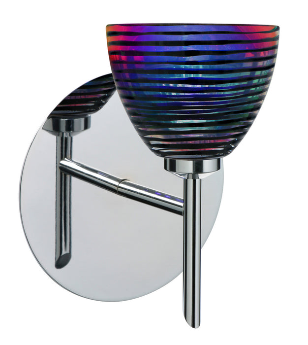 Besa 1SW-1858DW-CR One Light Wall Sconce, Chrome