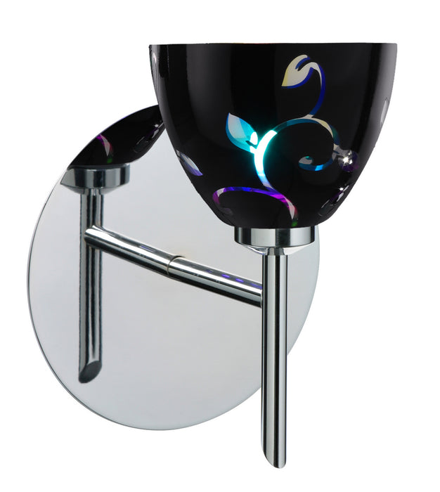 Besa 1SW-1858VB-CR One Light Wall Sconce, Chrome