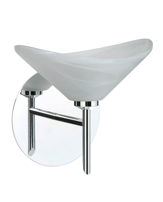 Besa 1SW-191352-CR One Light Wall Sconce, Chrome