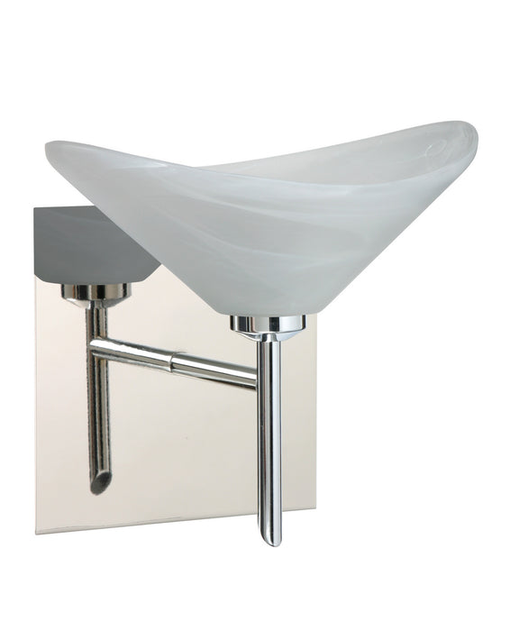 Besa 1SW-191352-CR-SQ One Light Wall Sconce, Chrome