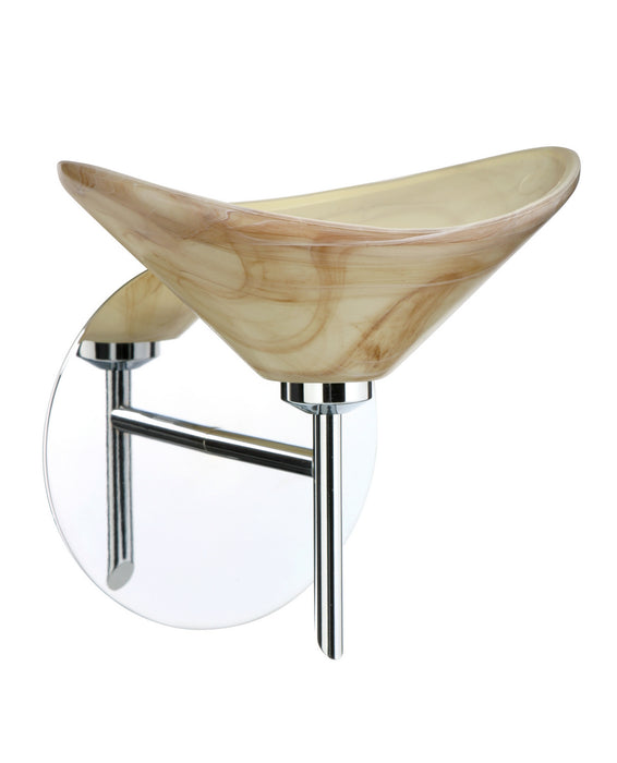 Besa 1SW-191383-CR One Light Wall Sconce, Chrome