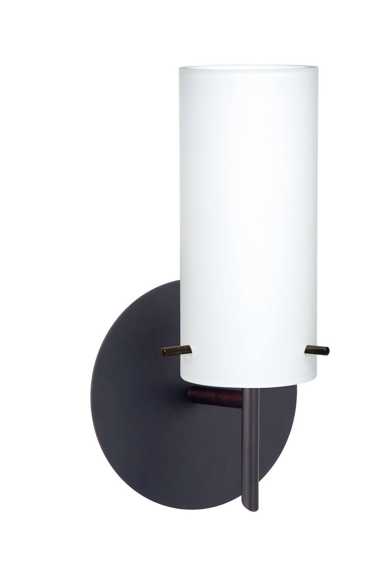 Besa 1SW-440307-BR One Light Wall Sconce, Bronze