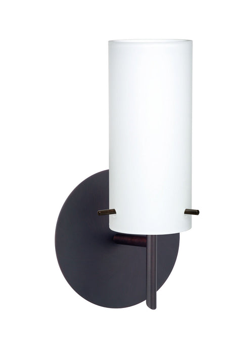 Besa 1SW-440307-BR One Light Wall Sconce, Bronze