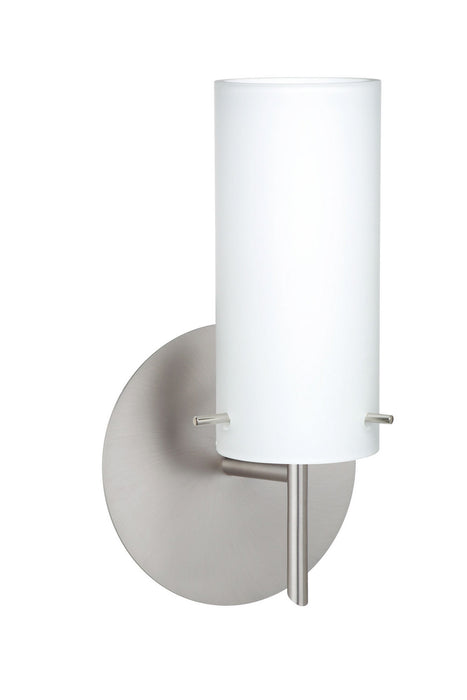 Besa 1SW-440307-SN One Light Wall Sconce, Satin Nickel