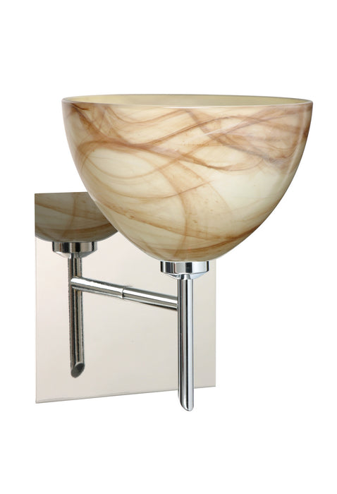 Besa 1SW-467983-CR-SQ One Light Wall Sconce, Chrome