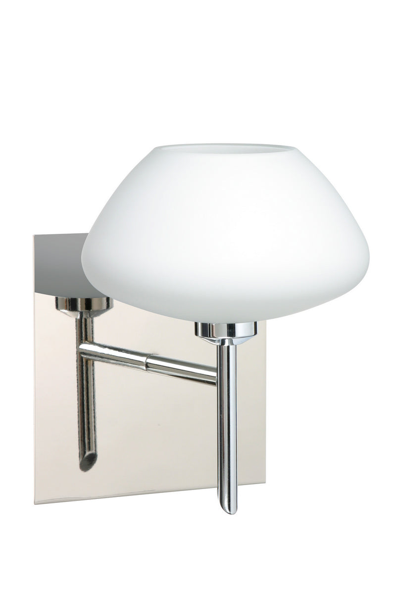 Besa 1SW-541007-CR-SQ One Light Wall Sconce, Chrome