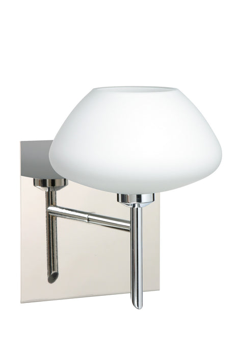 Besa 1SW-541007-CR-SQ One Light Wall Sconce, Chrome