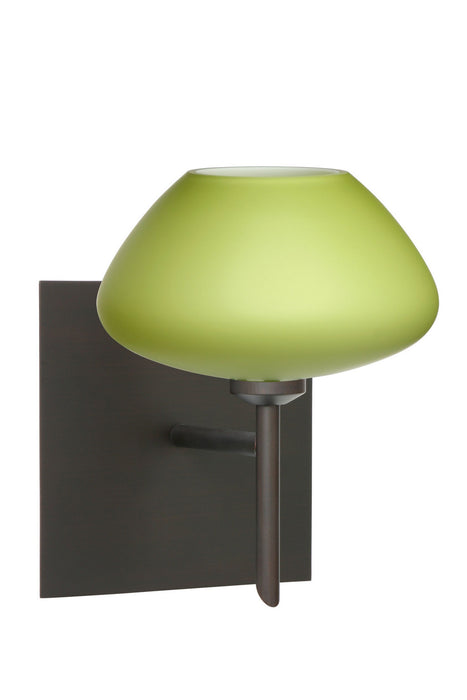 Besa 1SW-541035-BR-SQ One Light Wall Sconce, Bronze