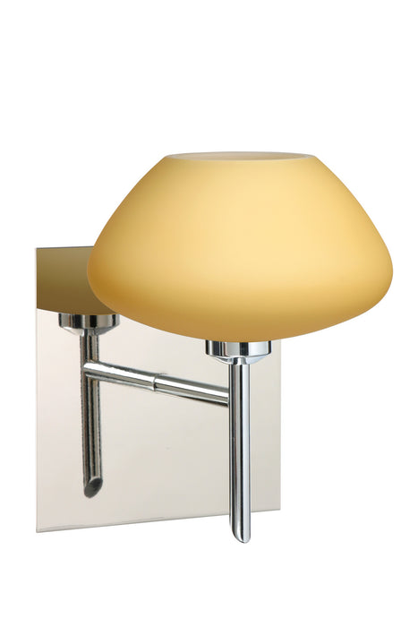 Besa 1SW-5410VM-CR-SQ One Light Wall Sconce, Chrome