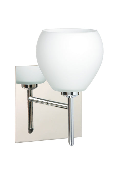 Besa 1SW-560507-CR-SQ One Light Wall Sconce, Chrome