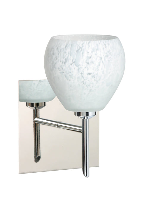 Besa 1SW-560519-CR-SQ One Light Wall Sconce, Chrome