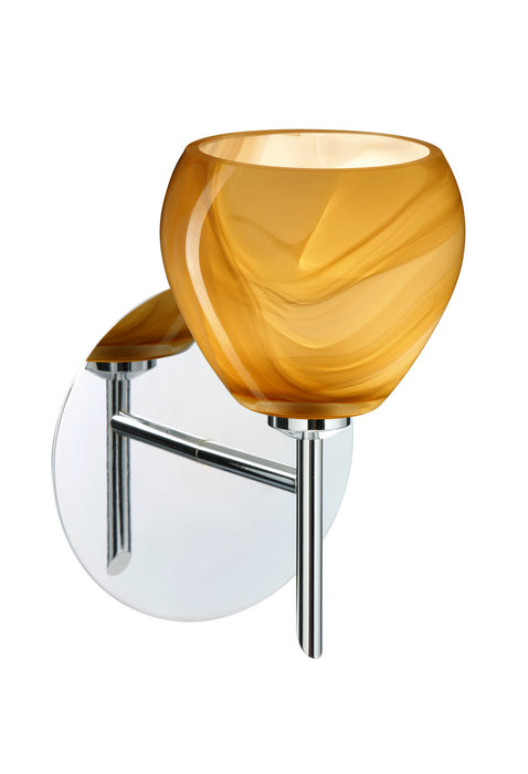 Besa 1SW-5605HN-CR One Light Wall Sconce, Chrome