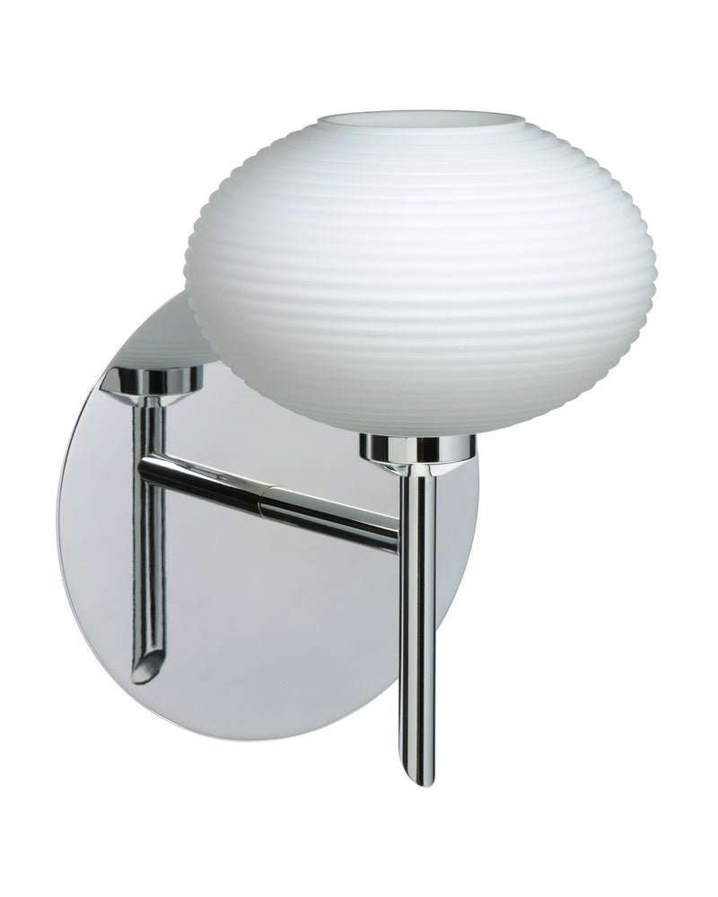 Besa 1SW-561207-CR One Light Wall Sconce, Chrome