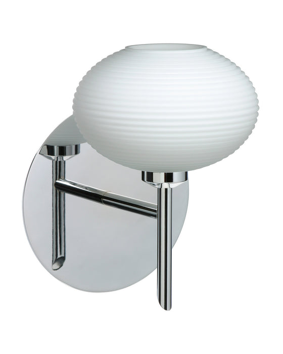 Besa 1SW-561207-CR One Light Wall Sconce, Chrome