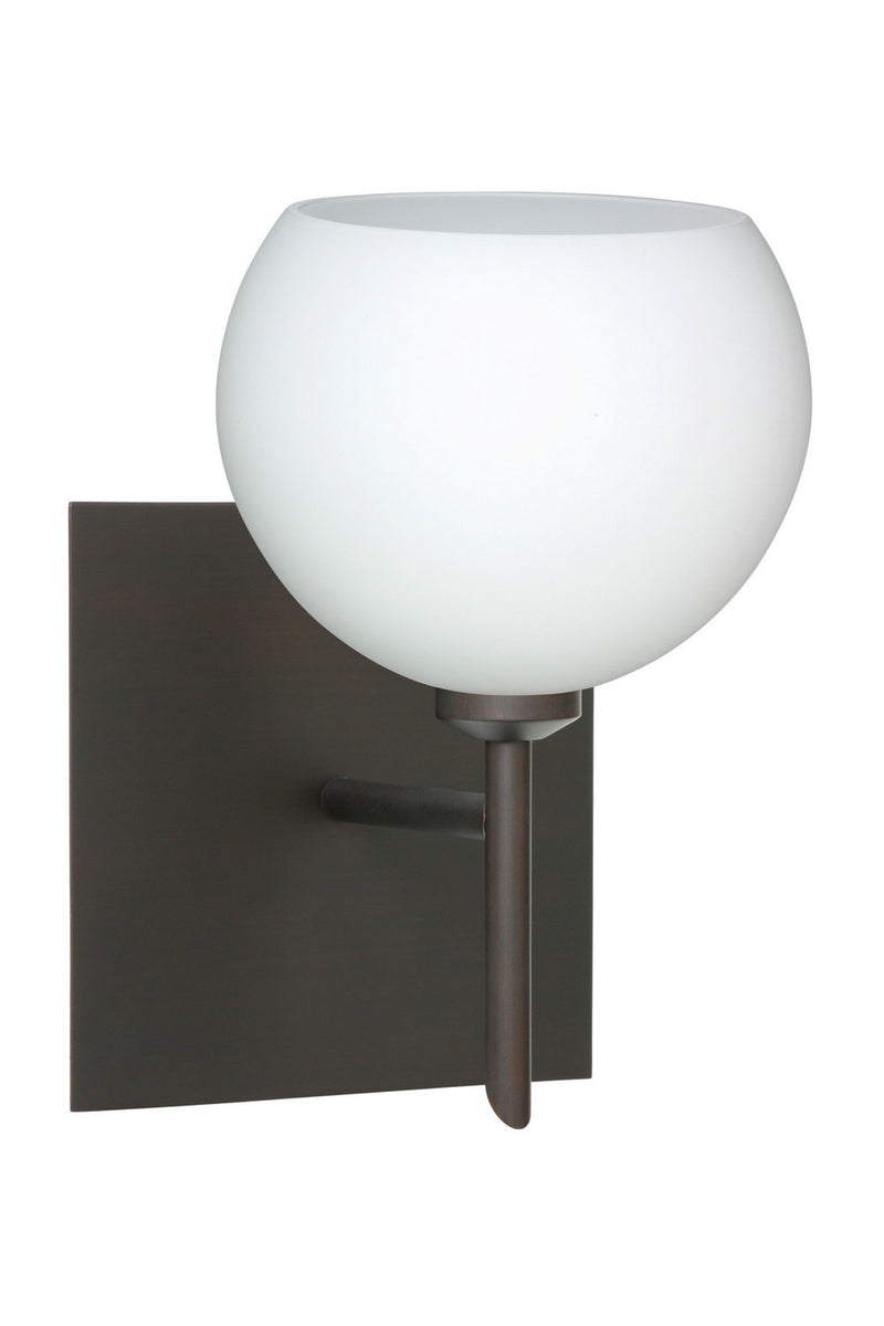 Besa 1SW-565807-BR-SQ One Light Wall Sconce, Bronze