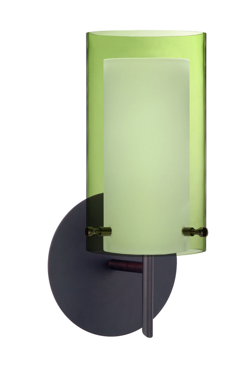 Besa 1SW-L44007-BR One Light Wall Sconce, Bronze